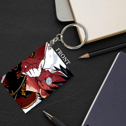 One Piece Anime Unique Style 4 pcs Combo Keychain