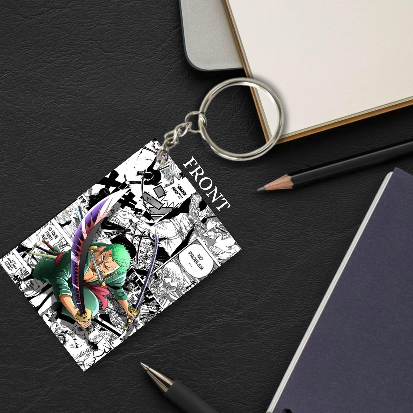 One Piece Anime Unique Style 4 pcs Combo Keychain