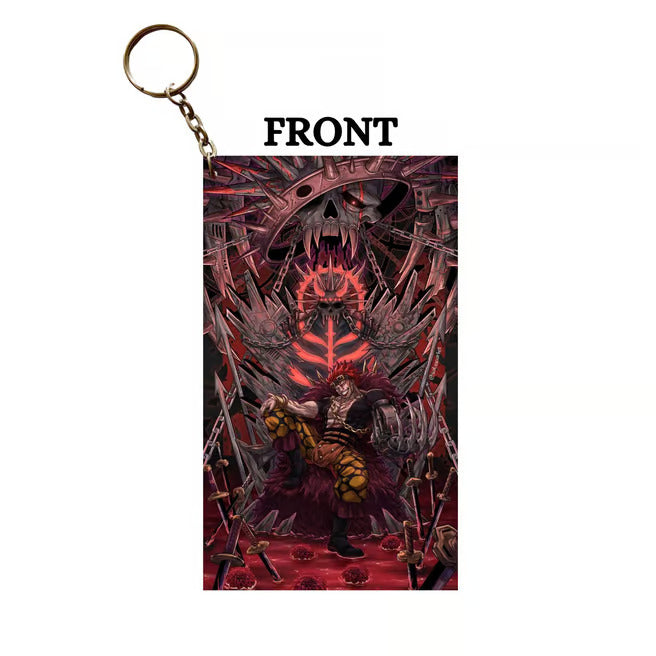 One Piece EUSTASS KID Anime Keychain