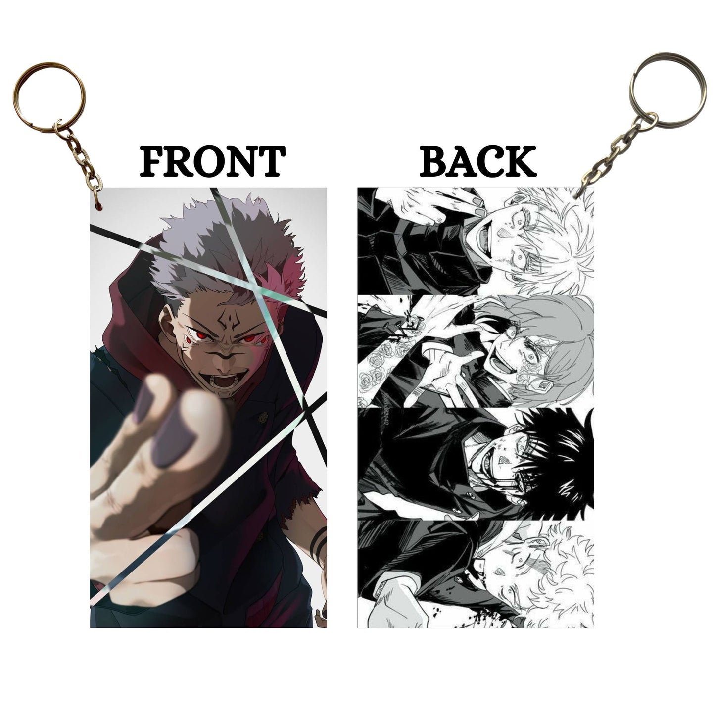 JUJUTSU KAISEN SUKUNA WITH BLADE Anime Keychain