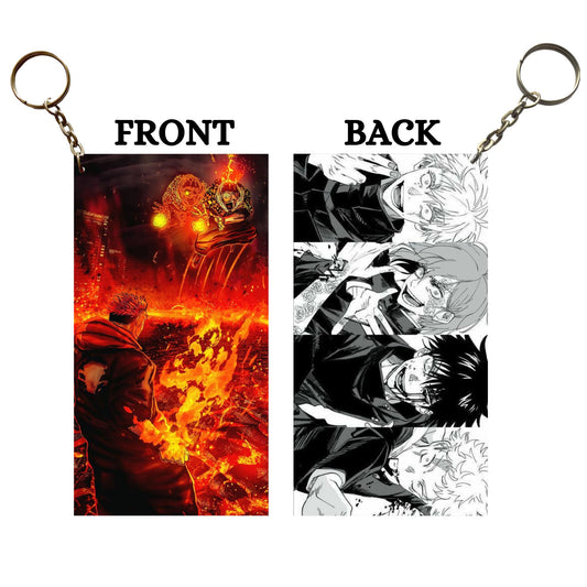 Jujutsu Kaisen SUKUNA HELL FIRE  Keychain