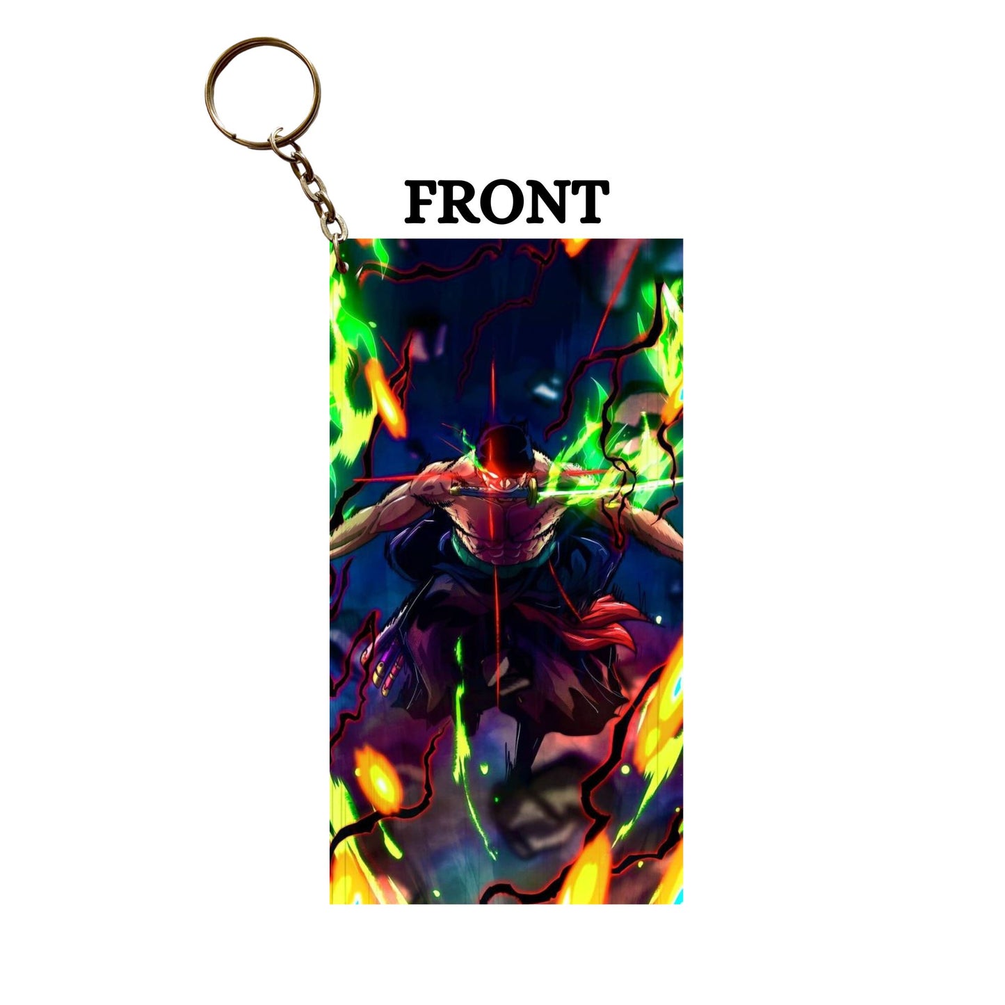 ONE PIECE HELL KING ZORO Keychain