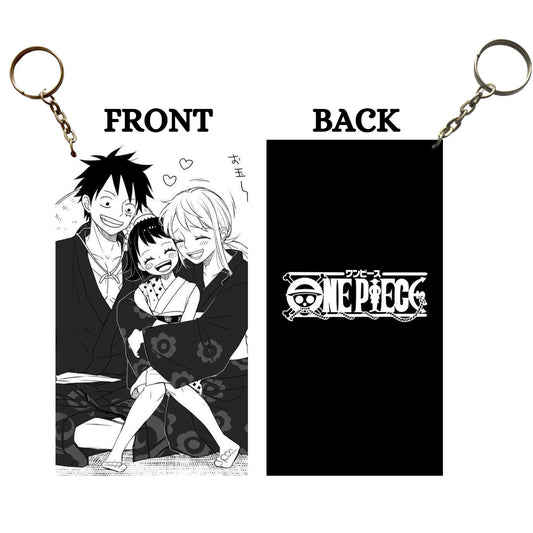 One Piece LUFFY NAMI Anime Keychain