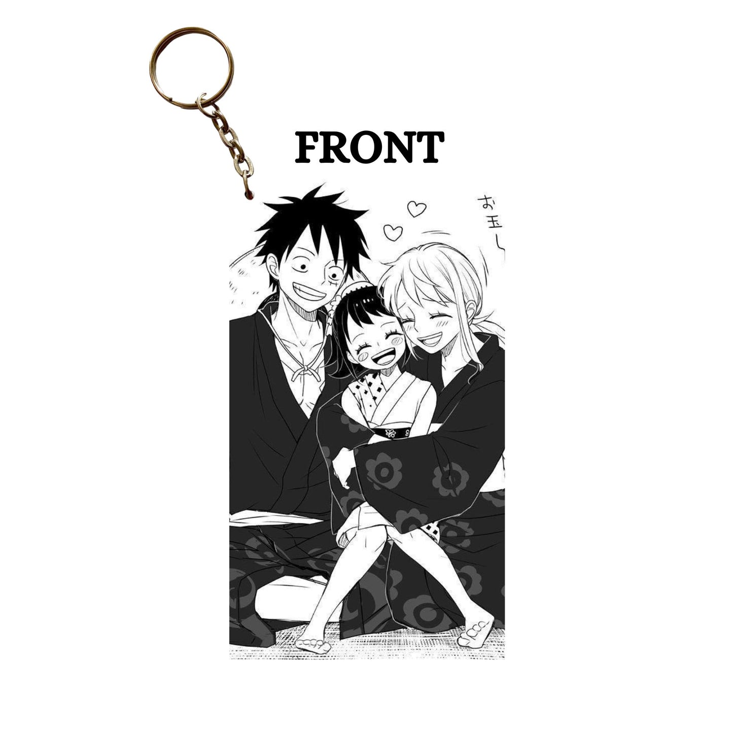 One Piece LUFFY NAMI Anime Keychain