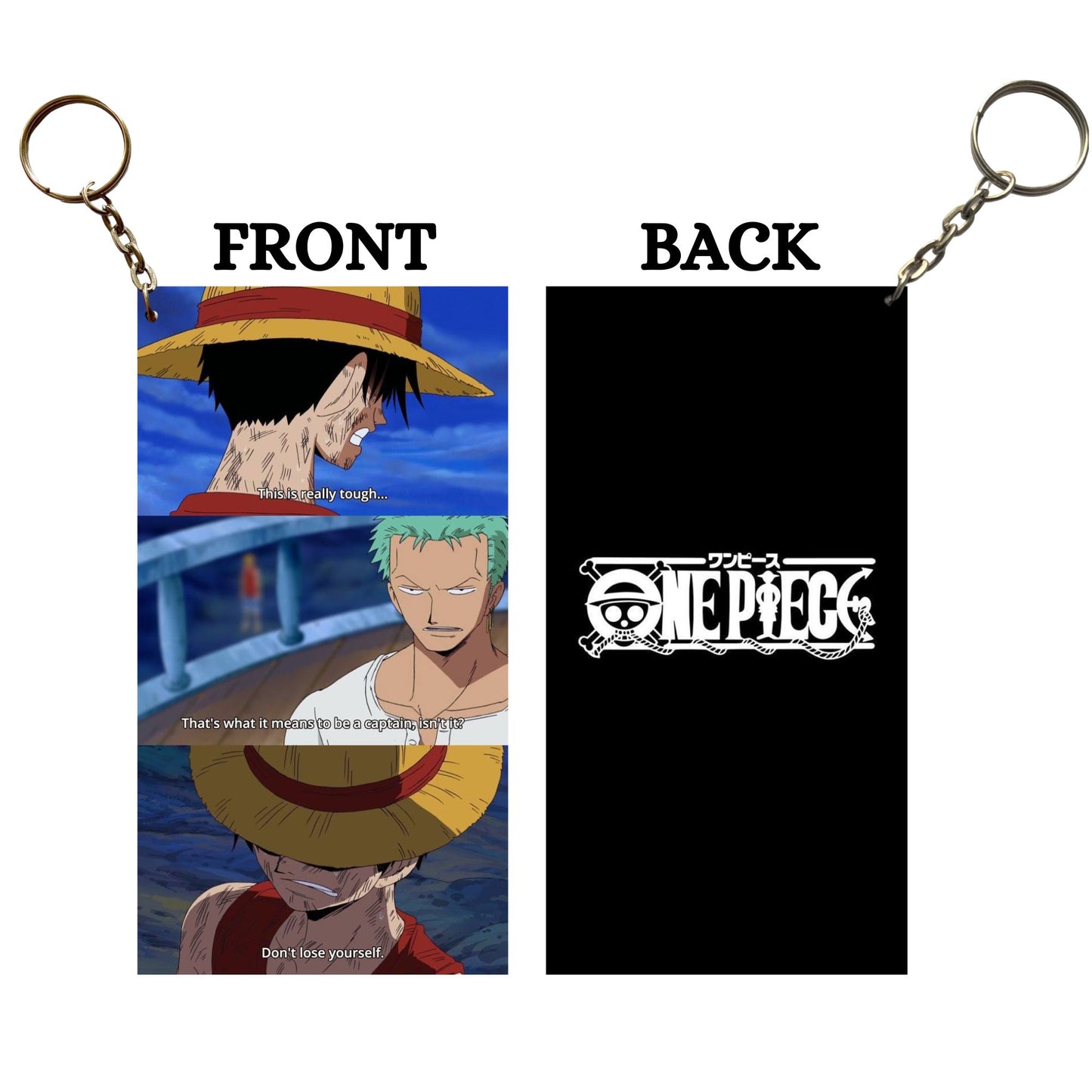 LUFFY x ZORO Keychain